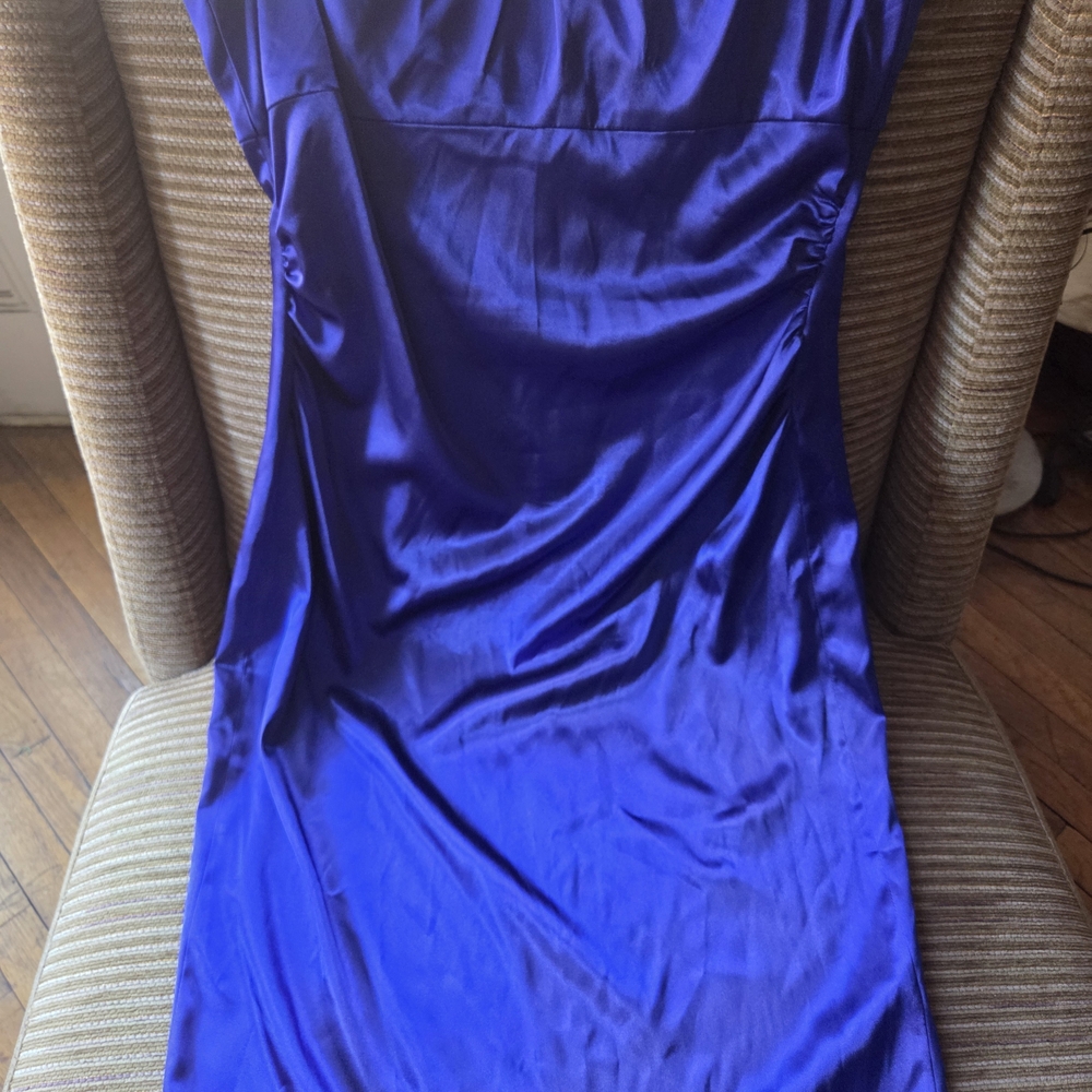 London Times Royal Blue Wedding Dress